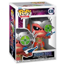 IRON MAIDEN -  FIGURINE POP! EN VINYLE DE CYBORG EDDIE (10 CM) -  THE FUTUR PAST TOUR 438