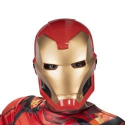 IRON MAN -  DEMI MASQUE DE IRON MAN (ENFANT)