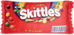 ISCREAM -  SAC DE SKITTLES -  ENSEMBLE DE COUSSINS BONBONS