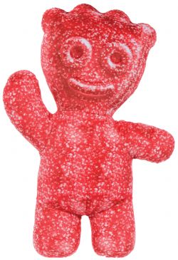 ISCREAM -  SOUR PATCH KIDS - ROUGE -  ENSEMBLE DE COUSSINS BONBONS