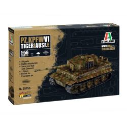 ITALERI -  1/56 - TANK PANZERKAMPFWAGEN VI AUSF. TIGER I -  WWII TANK COLLECTION 25755