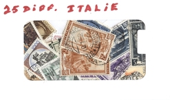 ITALIE -  25 DIFFÉRENTS TIMBRES - ITALIE