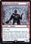 Innistrad: Crimson Vow Promos -  Cemetery Gatekeeper