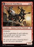 Innistrad Remastered -  Hanweir Watchkeep // Bane of Hanweir