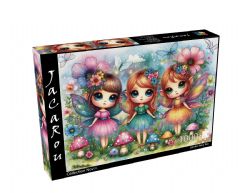 JACAROU PUZZLES -  TRIO DE FÉES DU JARDIN (1000 PIÈCES) -  COLLECTION NOVIA