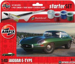 JAGUAR -  STARTER SET - JAGUAR E-TYPE AIRFIX - 1/43 -  AIRFIX