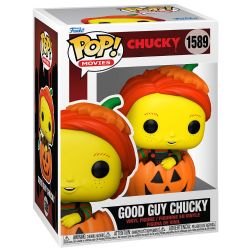 JEU D'ENFANT -  FIGURINE POP! EN VINYLE DE GOOD GUY CHUCKY (10 CM) -  VINTAGE HALLOWEEN 1589