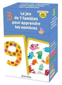 JEU DE 7 FAMILLES -  POUR APPRENDRE LES NOMBRES (FRANÇAIS)