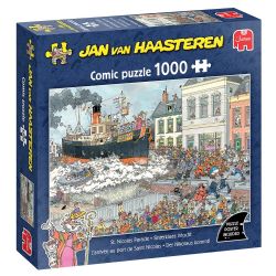 JUMBO -  ARRIVÉE AU PORT DE SAINT NICOLAS (1000 PIÈCES) -  JAN VAN HAASTEREN