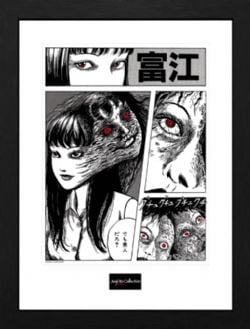 JUNJI ITO -  IMAGE ENCADRÉE DE TOMIE (30.5 CM X 40.6 CM)