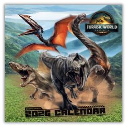 JURASSIC PARK -  CALENDRIER OFFICIEL 2026 -  JURASSIC WORLD REBIRTH