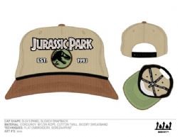 JURASSIC PARK -  CASQUETTE 5 PANNEAUX AVEC CORDE