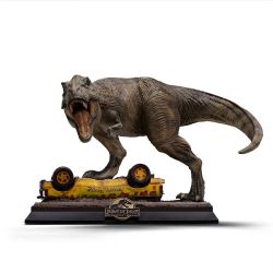 JURASSIC PARK -  ICONS T-REX ATTACK -  IRON STUDIOS