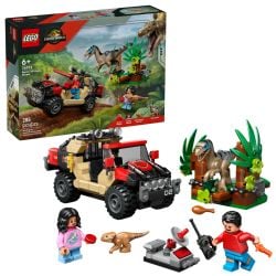JURASSIC PARK -  L'ÉVASION HORS ROUTE DU RAPTOR (285 PIÈCES) -  JURASSIC WORLD 76972