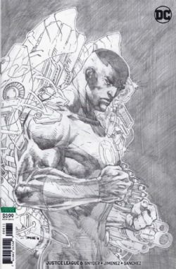 JUSTICE LEAGUE -  JUSTICE LEAGUE PENCILS ONLY GREEN LANTERN VARIANT 6