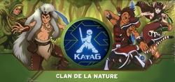 KATAG -  CLAN DE LA NATURE - PAQUET DE DÉPART POUR 1 JOUEUR (44 CARTES)