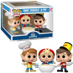 KELLOGG'S -  FIGURINE POP! EN VINYLE DE CRIC, CRAC ET CROC - RICE KRISPIES (10 CM) 225