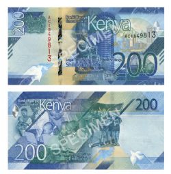 KENYA -  200 SHILLINGS 2019 (UNC)