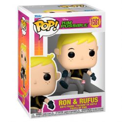 KIM POSSIBLE -  FIGURINE POP! EN VINYLE DE RON & RUFUS (10 CM) 1581
