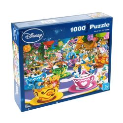KING PUZZLES -  DISNEY - TASSES À THÉ FOLLES (1000 PIÈCES) -  DISNEY