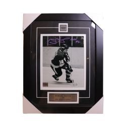 KINGS DE LOS ANGELES -  CADRE PHOTO AUTOGRAPHIÉ PAR MARCEL DIONNE (20CM X 25CM) V2