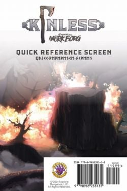 KINLESS -  SOLO VIKING RPG - PLAYER'S SCREEN (ANGLAIS) MÖRK BORG