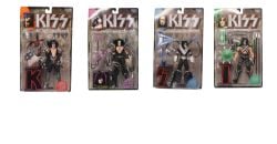 KISS -  FIGURINE PAUL STANLEY + ACE FREHLEY + GENE SIMMONS + PETER CRISS - ULTRA-ACTION