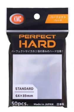 KMC -  POCHETTES TAILLE STANDARD - PERFECT HARD SLEEVE (50)