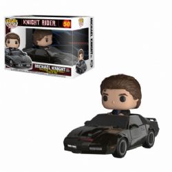 KNIGHT RIDER -  FIGURINE POP! EN VINYLE DE MICHEAL KNIGHT AVEC KITT (13 CM) 50