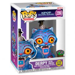KPOP DEMON HUNTERS -  FIGURINES POP! EN VINYLE DE DERPY ET SUSSIE - BRILLANT DANS LE NOIR(10 CM) 2260
