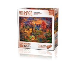 KS GAMES -  VILLAGE D'AUTOMNE (1000 PIÈCES) -  ABRAHAM HUNTER