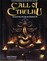 L'APPEL DE CTHULHU -  MANUEL DE L'INVESTIGATEUR (ANGLAIS) -  RÈGLE DE BASE BRP