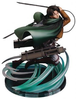 L'ATTAQUE DES TITANS -  FIGURINE DU SOLDAT LE PLUS FORT DE L'HUMANITÉ, LEVI - 1/6 -  PONY CANYON