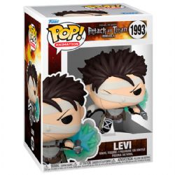 L'ATTAQUE DES TITANS -  FIGURINE POP! EN VINYLE DE LEVI AVEC BANDAGES (10 CM) 1993