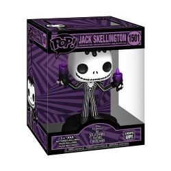 L'ÉTRANGE NOËL DE MONSIEUR JACK -  FIGURINE POP! EN VINYLE DE JACK SKELLINGTON HALLOWEEN (10 CM) -  POP! LIGHT-UP 1501