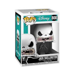 L'ÉTRANGE NOËL DE MONSIEUR JACK -  FIGURINE POP! EN VINYLE DE JACK SKELLINGTON ÉPEURANT (10 CM) 808