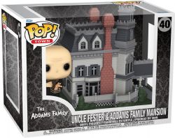 LA FAMILLE ADDAMS -  FIGURINE POP! EN VINYLE DE L'ONCLE FÉTIDE & LE MANOIR DE LA FAMILLE ADDAMS (10 CM) 40