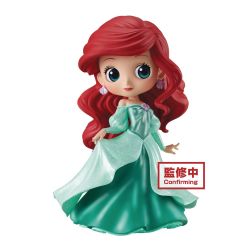 LA PETITE SIRÈNE -  FIGURINE ARIEL EN ROBE VERTE EN PAILLETTE -  Q-POSKET