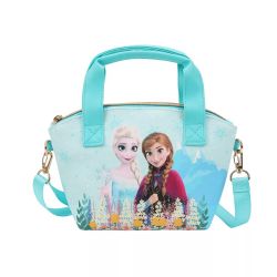 LA REINE DES NEIGES -  SAC À BANDOULIÈRE À DOUBLE POIGNÉE D'ANNA & ELSA -  DISNEY