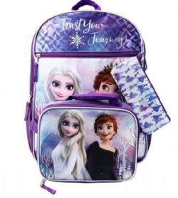 LA REINE DES NEIGES -  SAC À DOS ENSEMBLE DE 4 PIÈCES 