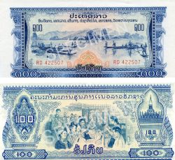 LAOS -  100 KIP 1968 (UNC)