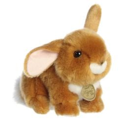 LAPIN GINGEMBRE AVEC UNE OREILLE TOMBANTE(20 CM) -  MIYONI