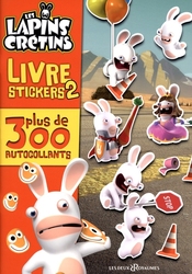 LAPINS CRETINS, THE -  LIVRE D'AUTOCOLLANTS 02