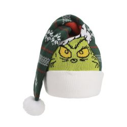 LE GRINCHEUX -  CHAPEAU DE NOEL VISAGE DU GRINCHEUX -  DR. SEUSS