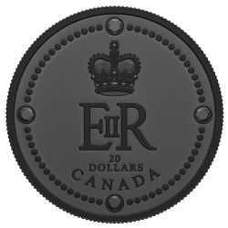 LE MONOGRAMME ROYAL DE LA REINE ELIZABETH II -  PIÈCES DU CANADA 2022