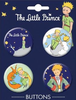 LE PETIT PRINCE -  ENSEMBLE DE 4 BADGES ''PETIT PRINCE SET 2''