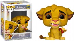 LE ROI LION -  FIGURINE POP! EN VINYLE DE SIMBA (AVEC LIMACE) (10 CM) 496