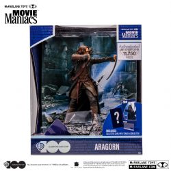 LE SEIGNEUR DES ANNEAUX -  FIGURINE D'ARAGORN -  MOVIE MANIACS