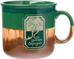 LE SEIGNEUR DES ANNEAUX -  TASSE JUMBO DE CAMPEUR - DRAGON VERT (ÉMAILLÉE) (591ML)