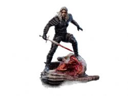 LE SORCELEUR -  FIGURINE DE GERALT OF RIVIA - 1:10 SCALE -  IRON STUDIOS